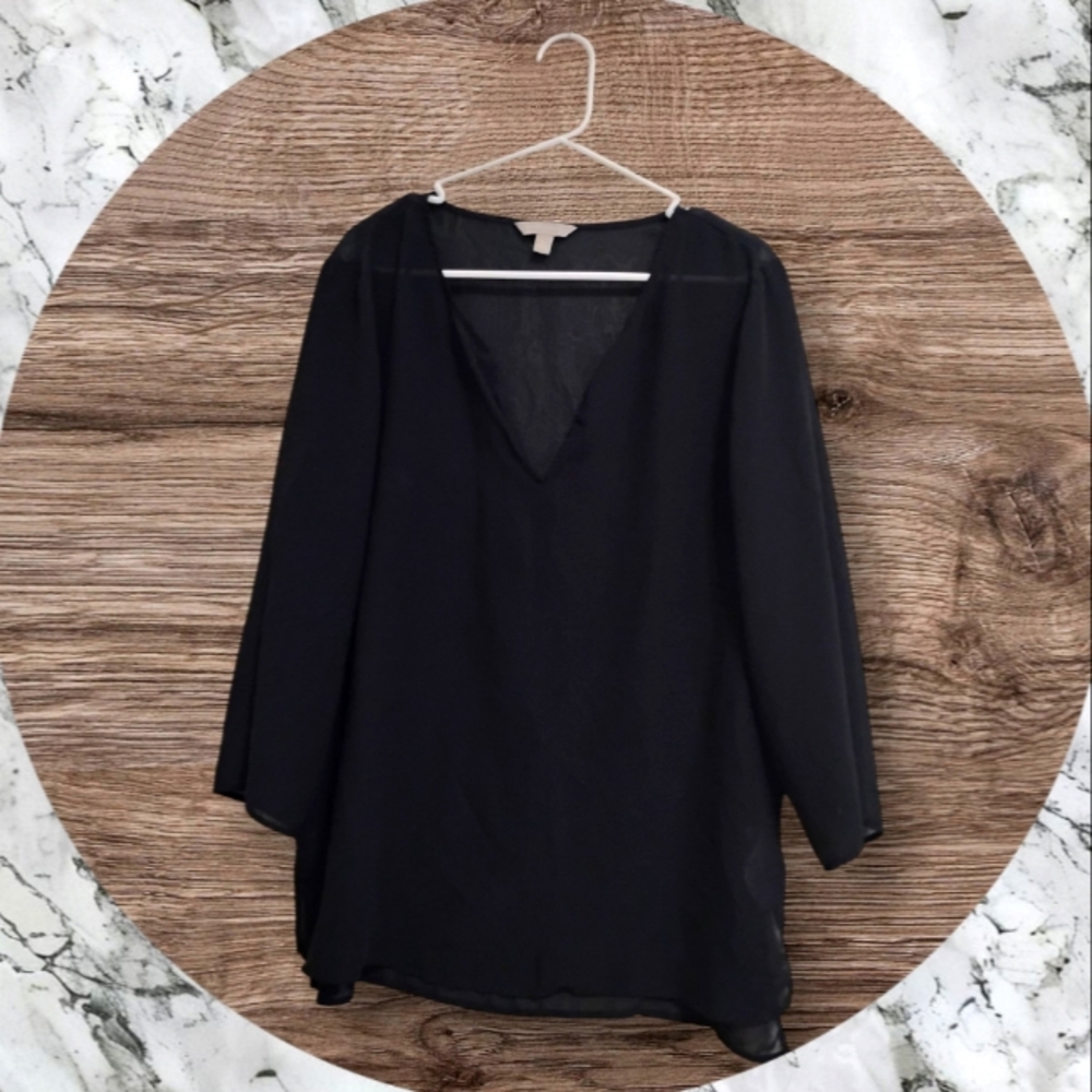 Elegant Black Women's Top banana Republic